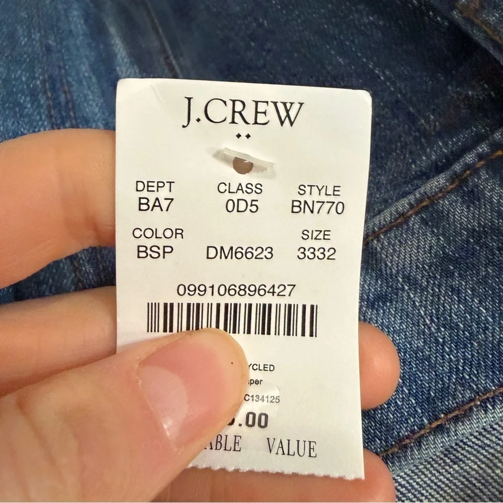 J crew blue spruce Straight-fit jean